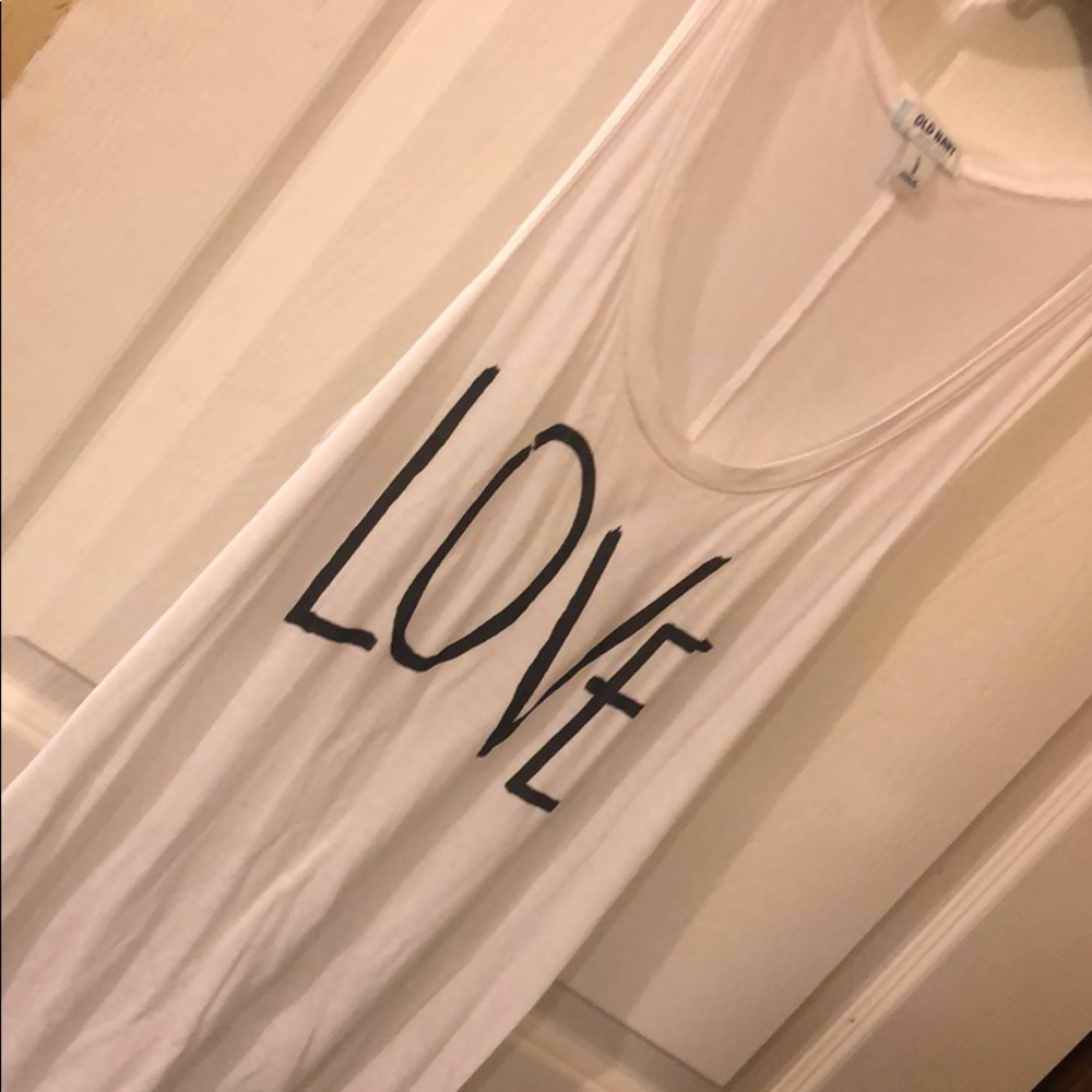 White tank top